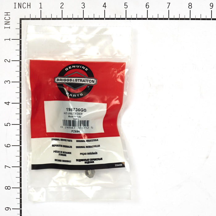 Briggs & Stratton 198736GS Unloader Kit Briggs & Stratton 198736GS Unloader Kit