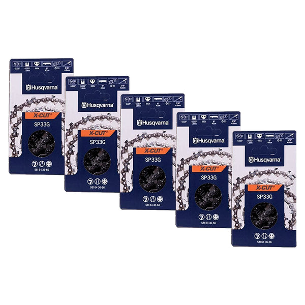 Husqvarna 501840666 Chainsaw Chain 16" H30-66 (5 Pack) - OutdoorPowerDeals
