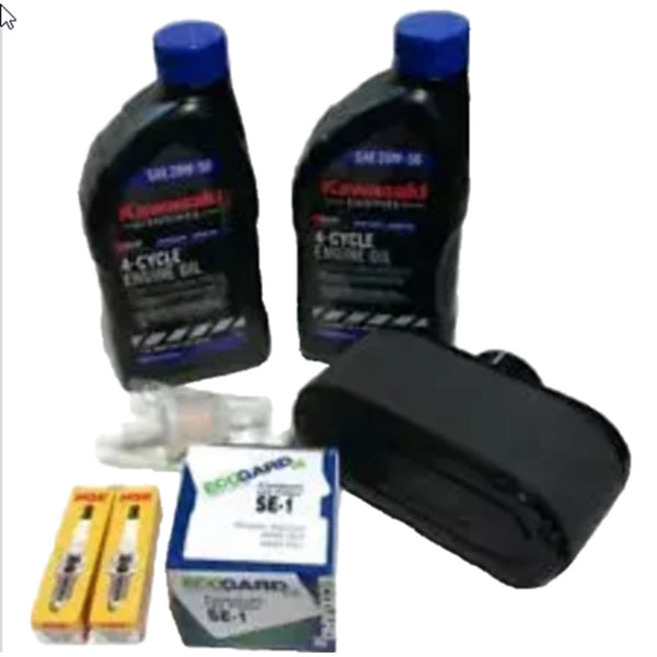 Mowertek 99969-6426/KW20W50S Tune-Up Kit – 20W50 Oil, Filters & Spark Plugs - OutdoorPowerDeals