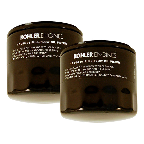 Kohler 12-050-01-S Oil Filter (2 Pack) - OutdoorPowerDeals