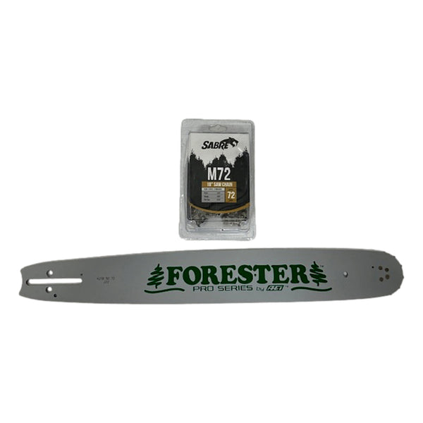 OPD Chainsaw Chain & Bar 18"/.325/.050/72 Forester/Sabre - OutdoorPowerDeals