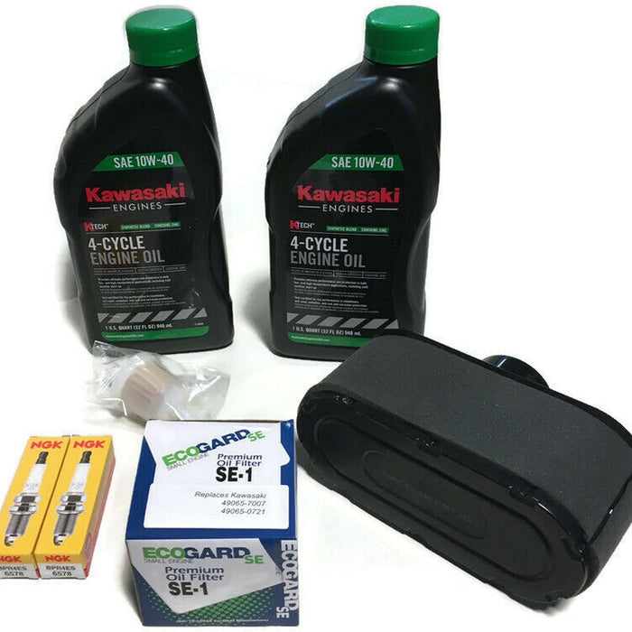 Mowertek Tune-Up Kit 10W40 W/Filter Spark Plugs Oil Filter Fuel Filter Air Filter - OutdoorPowerDeals Mowertek Tune-Up Kit 10W40 W/Filter Spark Plugs Oil Filter Fuel Filter Air Filter - OutdoorPowerDeals