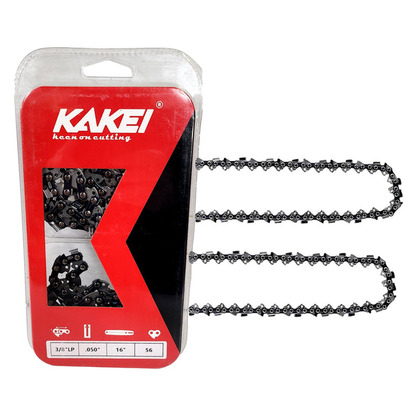 Kakei 1B0Q56 Chain 16'' 3/8'' LP 0.050'' 56 Semi Chisel (2 Pack) - OutdoorPowerDeals