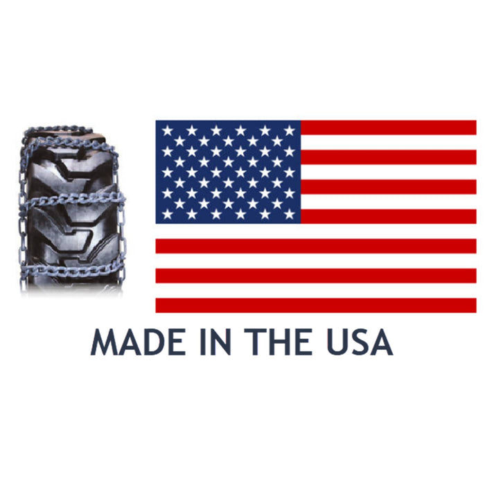 OPD Tire Chains Skid Steer Uni-Loader Twist Link Hardened 10-16.5 USA - OutdoorPowerDeals OPD Tire Chains Skid Steer Uni-Loader Twist Link Hardened 10-16.5 USA - OutdoorPowerDeals
