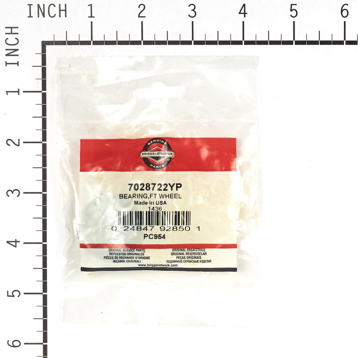 Murray Replacement 7028722YP Bearingft Wheel Murray Replacement 7028722YP Bearingft Wheel