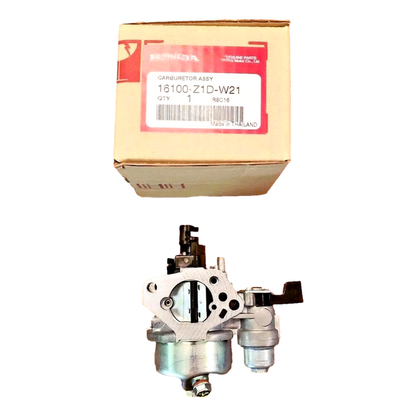 Honda 16100-Z1D-W21 Carburetor Assembly OEM GX160 Engine Horizontal Shaft - OutdoorPowerDeals