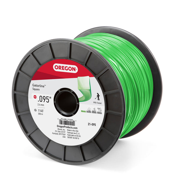Oregon 21-095 Gatorline Square Trimmer Line .095-Inch by 1445-Foot Grey/Black Default Title