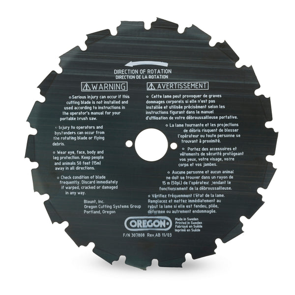 Oregon 41-931 Eia Brush Blade 8In 22 Teeth 2 Default Title