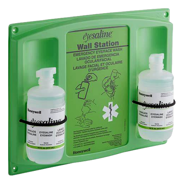 Honeywell Eyesaline 16 oz Double-Bottle Wall Station (HON32‑000465‑0000)