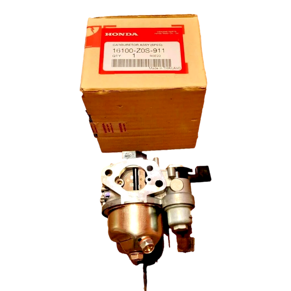 Genuine Honda Carburetor 16100-Z0S-911 for GCV190 Engine HRX217 HRB217HXA HRX217K1 - OutdoorPowerDeals