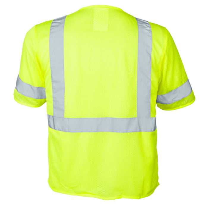 VEST FLAME RESISTANT POLY MESH LIME 1294FR