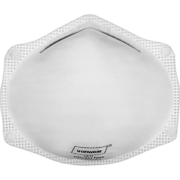 Ironwear N95 Respirator, Disposable Cup Style, White, Model 1517 (10 Box)