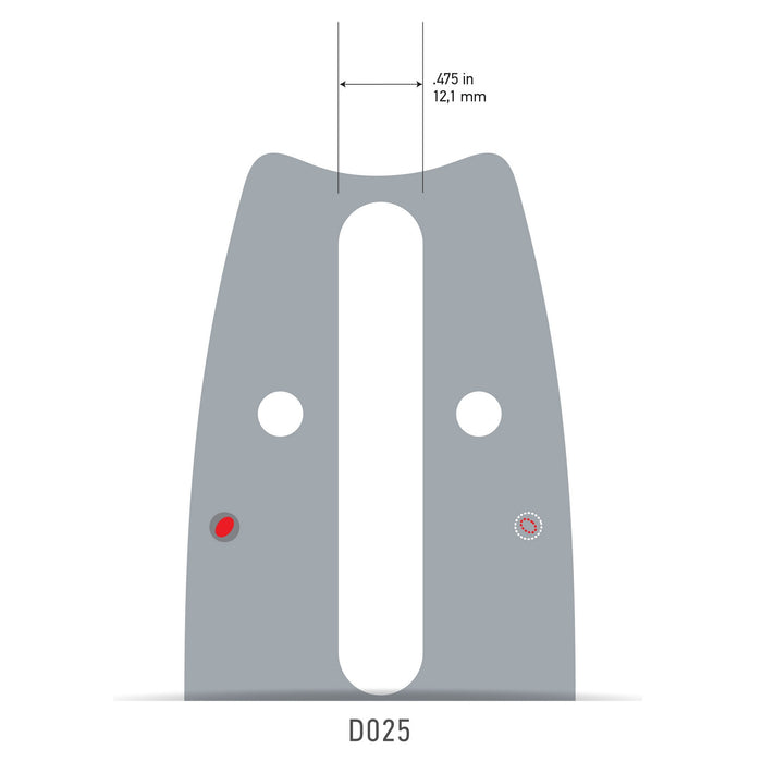 Oregon 163ATMD025 DuraCut™ Guide Bar 16