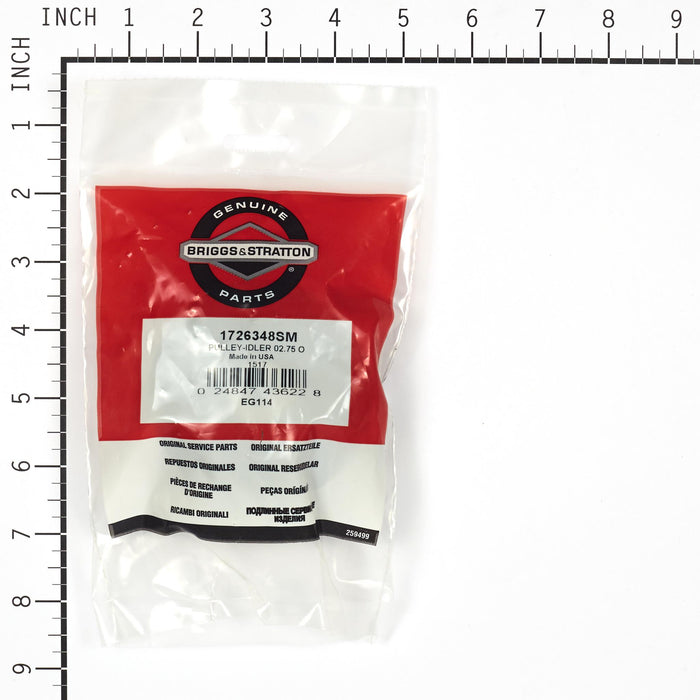 Briggs & Stratton 1726348SM Pulley Idler - 2.75 OD