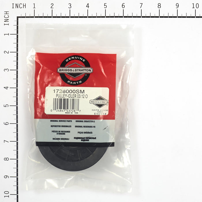Briggs & Stratton 1728000SM Pulley Idler - 3.12 OD