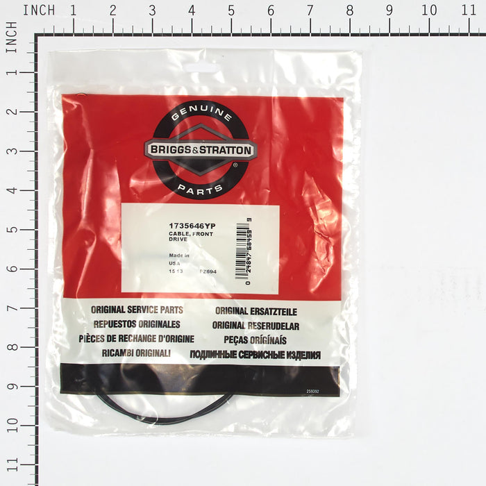 BRIGGS & STRATTON 1735646YP CABLE FRONT DRIVE