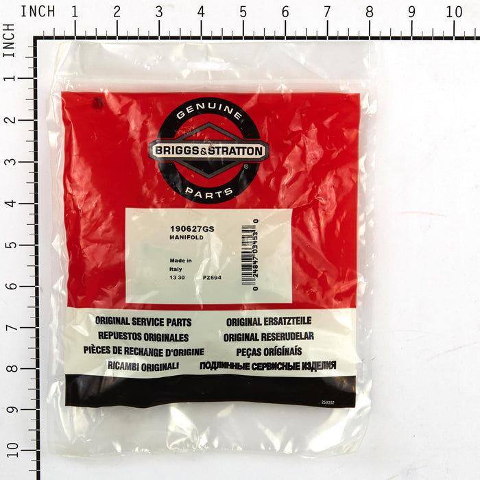 Briggs & Stratton 190627GS Pressure Washer Pump Unloader Manifold