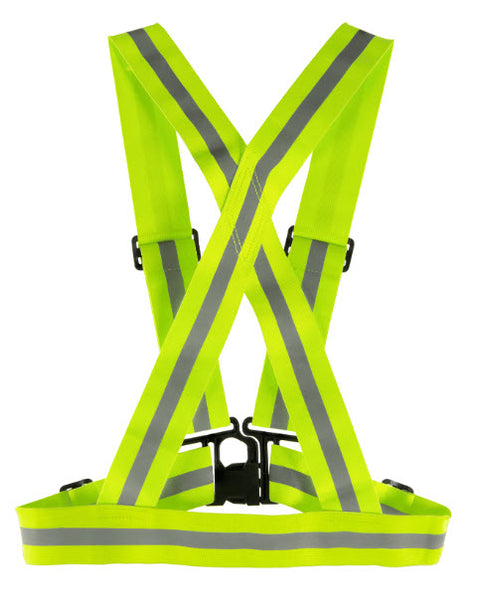 IRONWEAR Suspenders Reflective Lime One Size 1915-L High-Visibility Gear