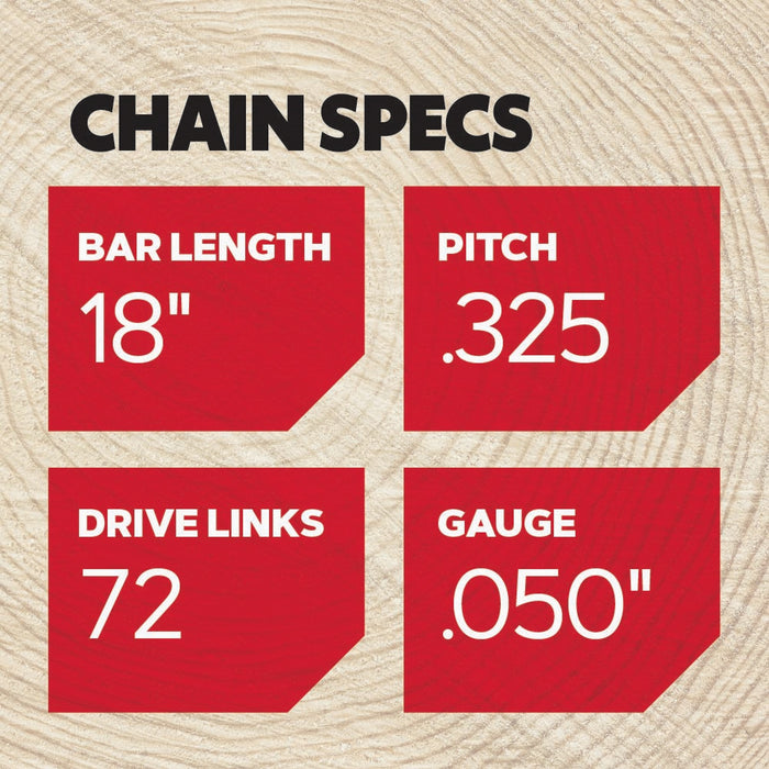 Oregon 20BPX072G ControlCut Saw Chain 18