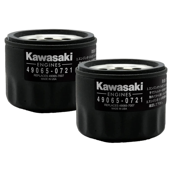 Kawasaki 49065-0721 Oil Filter (2 Pack)