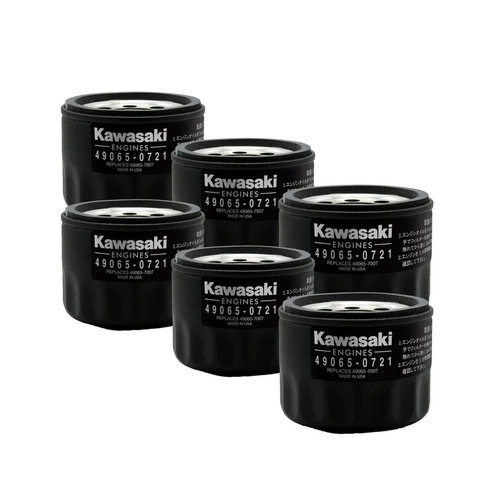 Kawasaki 49065-0721 Oil Filter (6 Pack)