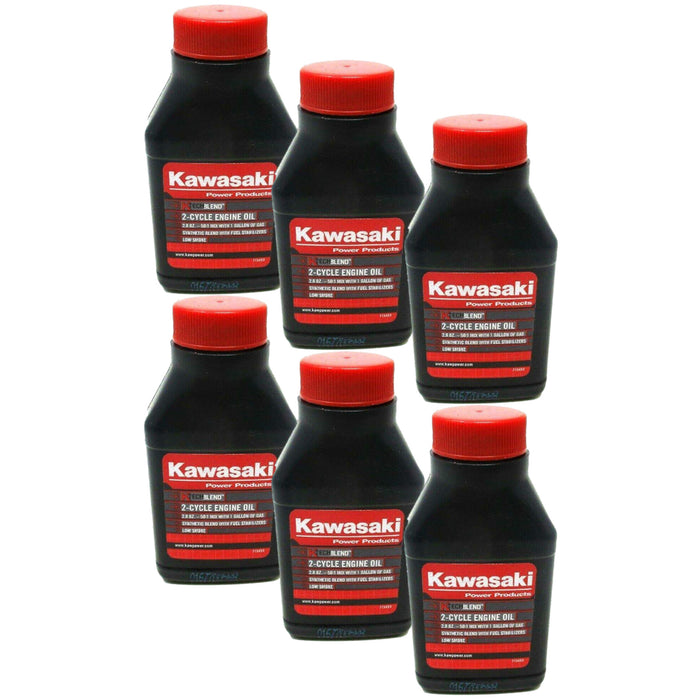 Kawasaki 99969-6082C 2-Cycle Oil 2.6 Oz 1 Gal Mix (6 Pack)