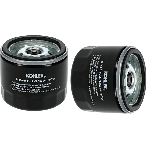 Kohler 12 50 01-S Oil Filter (2 Pack)