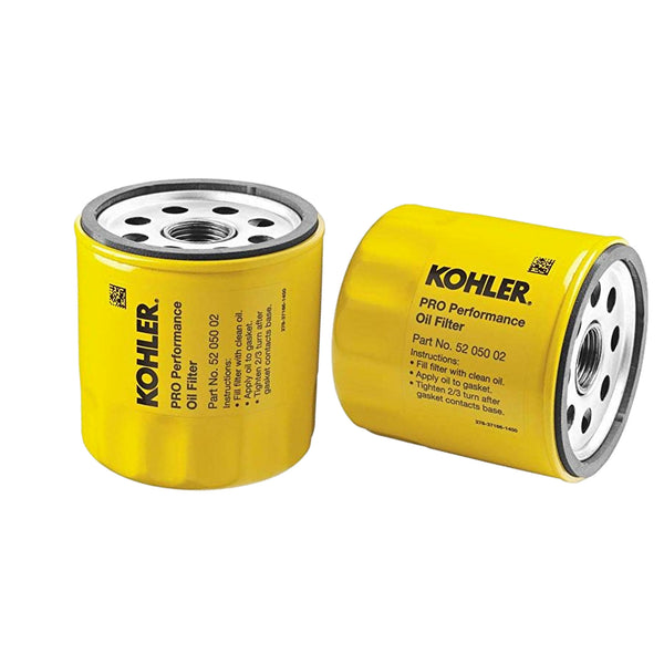 Kohler 52 50 02-S Oil Filter (2 Pack)