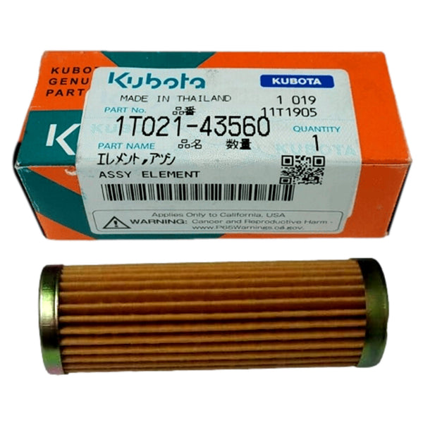 Kubota 1T021-43560 Fuel Filter