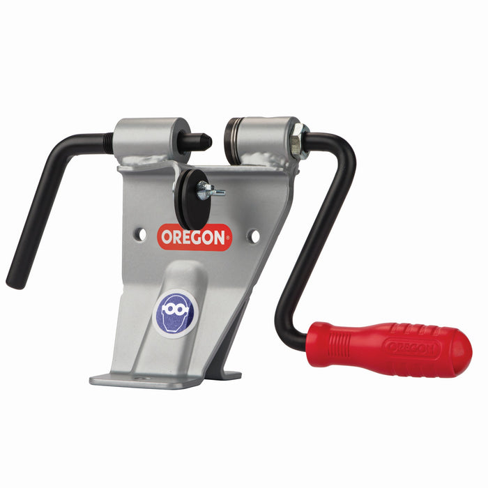 Oregon 24549B rivet spinner anvil and handle detail