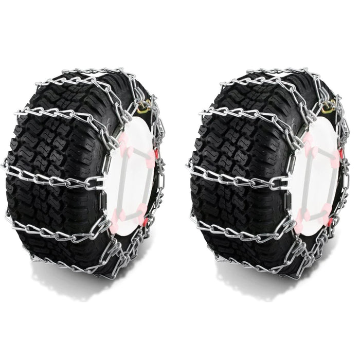 Xtorri Tire Chains Snow for Tire Size 20X7X12, 20X8.00X8, 20X8.00X10, 20X9.00X8, 21X7X10