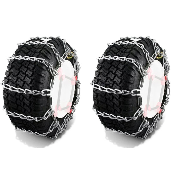Xtorri Snow Tire Chains for Tire Size 16x7.5x8 18x8.5x8 4-Link spacing Default Title