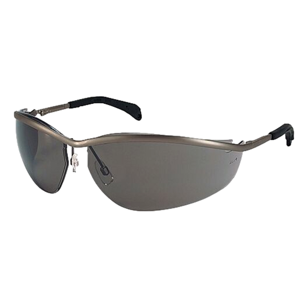 MCR Safety KD212 Klondike Metal Safety Glasses Grey 6 Pack