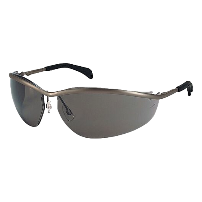 MCR Safety KD212 Klondike Metal Safety Glasses Grey 6 Pack