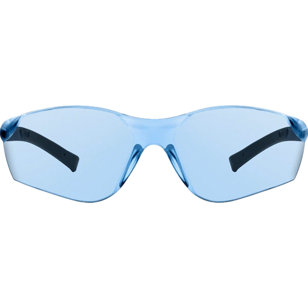 Ironwear 3500-IB Derby Safety Glasses Infinity Blue Lens Grey Frame 12 Pack