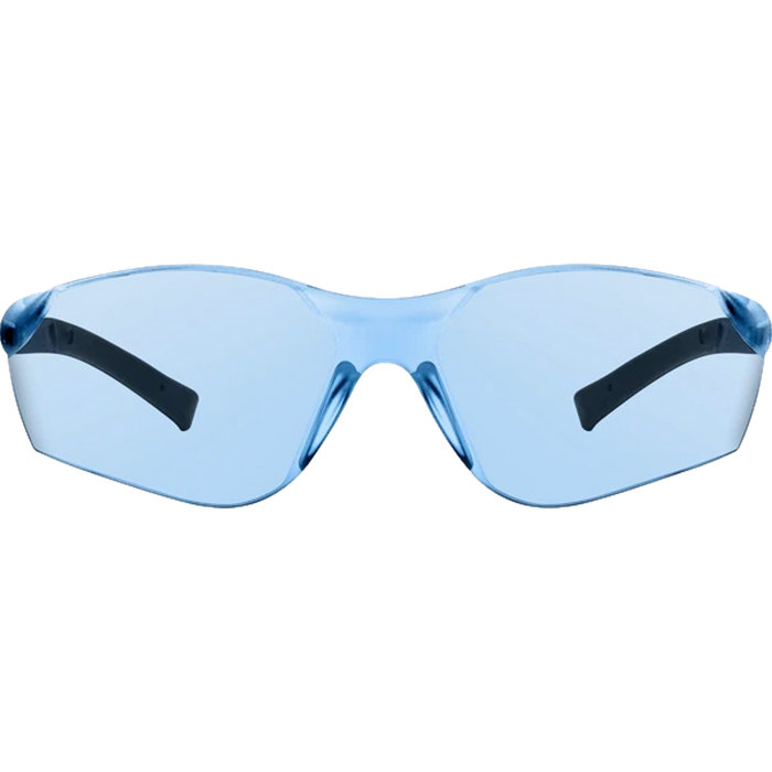 Ironwear 3500-IB Derby Safety Glasses Infinity Blue Lens Grey Frame 12 Pack