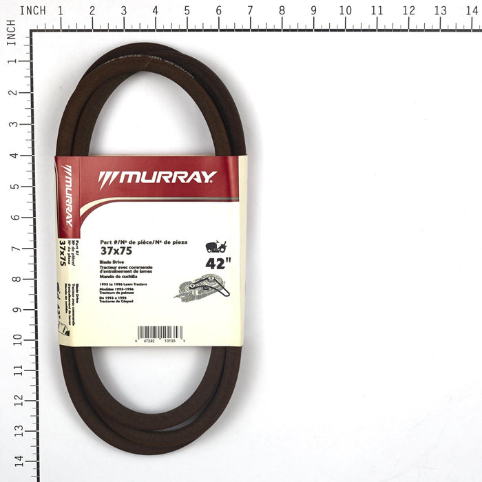 Murray 42 Lawn Mower Blade Belt '90-'96 37X75MA