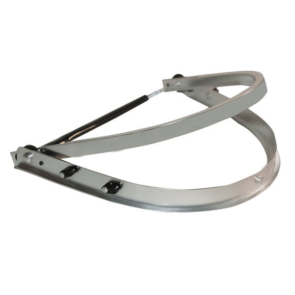 Ironwear 3946 Aluminum Visor Bracket for Cap-Style Hard Hats, Durable Face Shield Holder