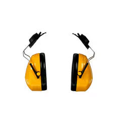 3M EARMUFFS DBL SHELL NRR22 CAP MT BLK/YLW H9P3E