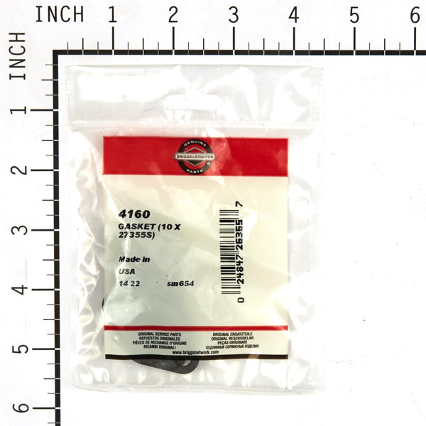 Briggs & Stratton 4160 Carburetor Gasket Contains 10 of 27355S