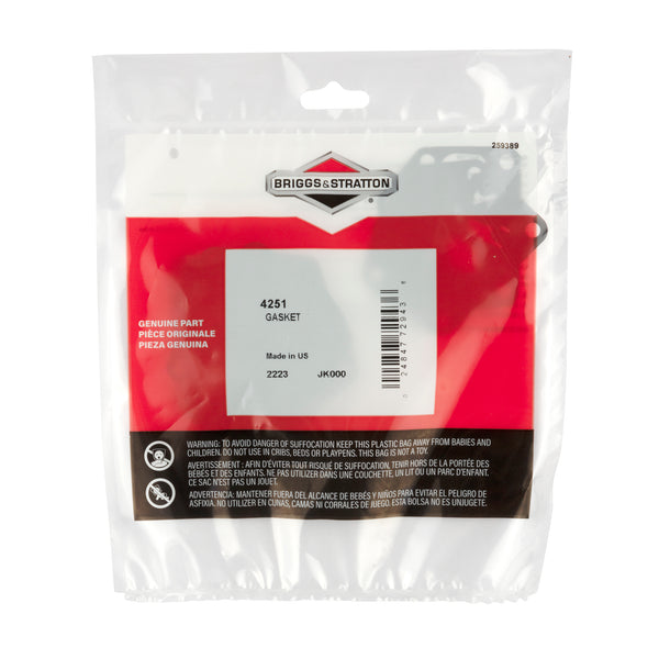Briggs & Stratton 4251 Gasket Contains (10 of 795083)
