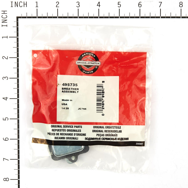 Briggs & Stratton 495735 Breather Assembly