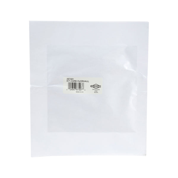 Briggs & Stratton 497481 Carburetor Overhaul Kit