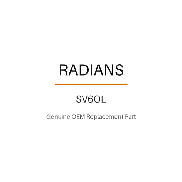 Radians SV6O-L Hi-Vis Safety Vest Class 2 Orange Zip Front