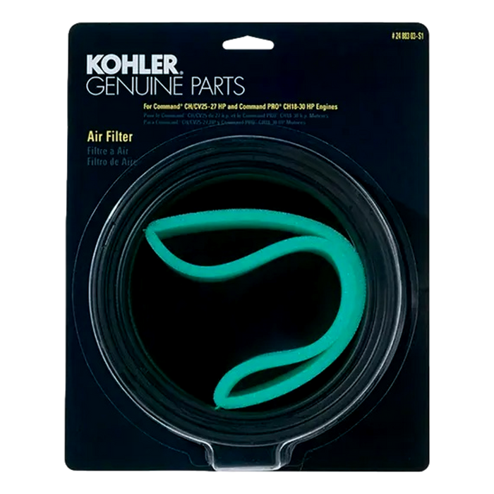 Kohler 24 883 03-S1 Air Filter & Pre-Cleaner Kit