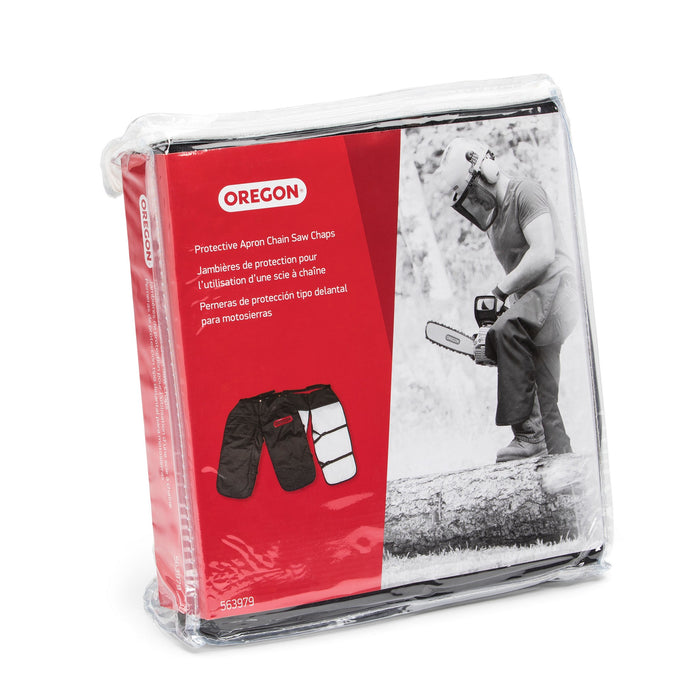 Oregon 563979 black apron-style protective chainsaw chaps