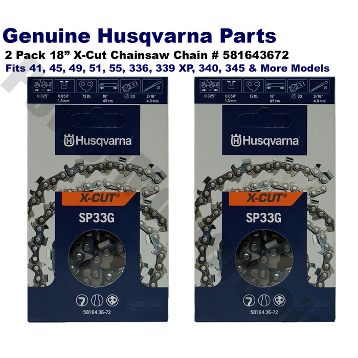 Husqvarna 581643672 Chainsaw Chain 18