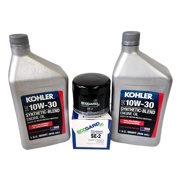 Mowertek Oil Change Kit 10W30 Replaces Kohler 25 357 06-S/12 50 01-S
