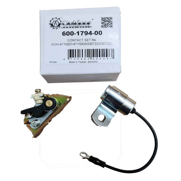 Ignition Kit For Kohler K241 K301 K321 K341 K361 Coil Points Condenser (3 Pieces) - OutdoorPowerDeals