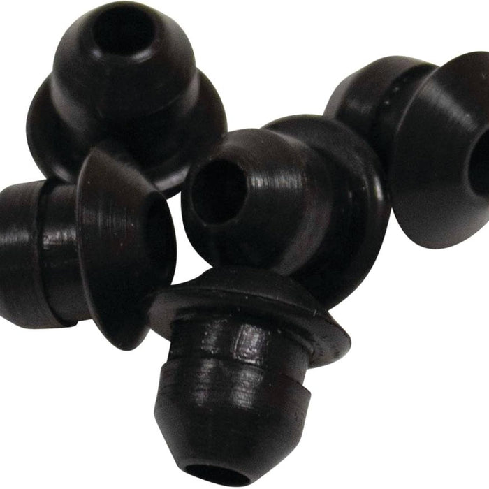 Stens 610-407 Fuel Grommet, Black – 5-Pack Durable Replacement for Fuel Tanks